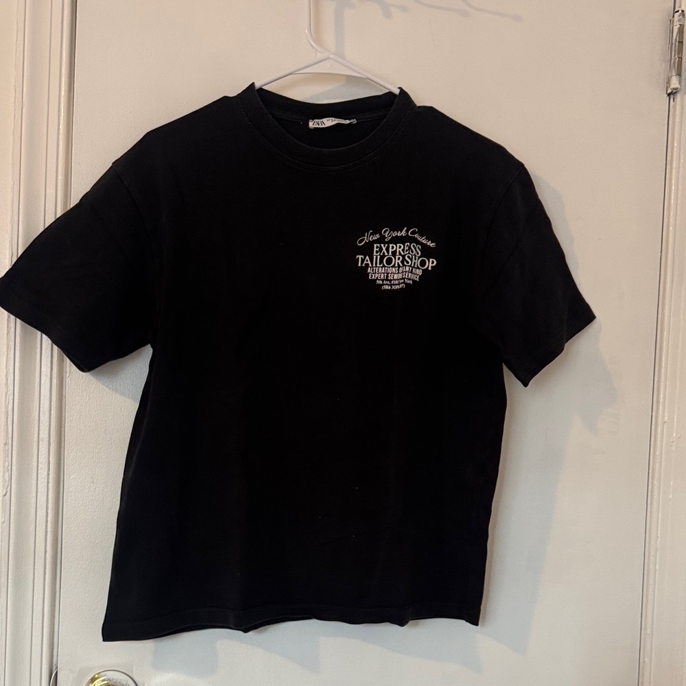 zara black every day shirt for women